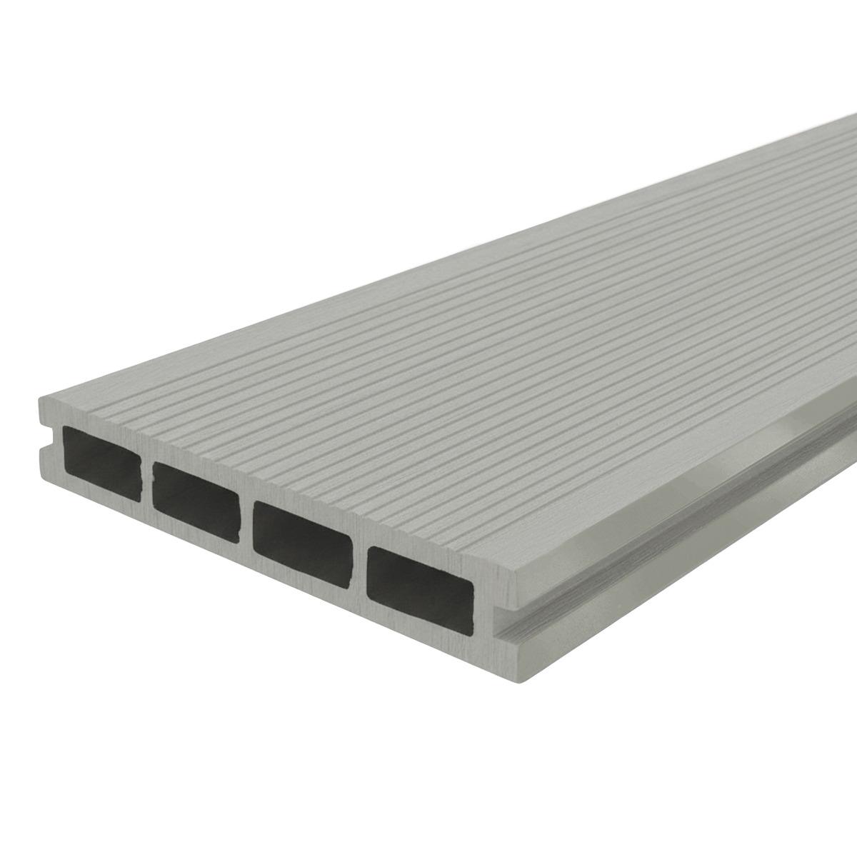 Доска террасная из МПК STRADA 25х140х1000 светлая вельвет