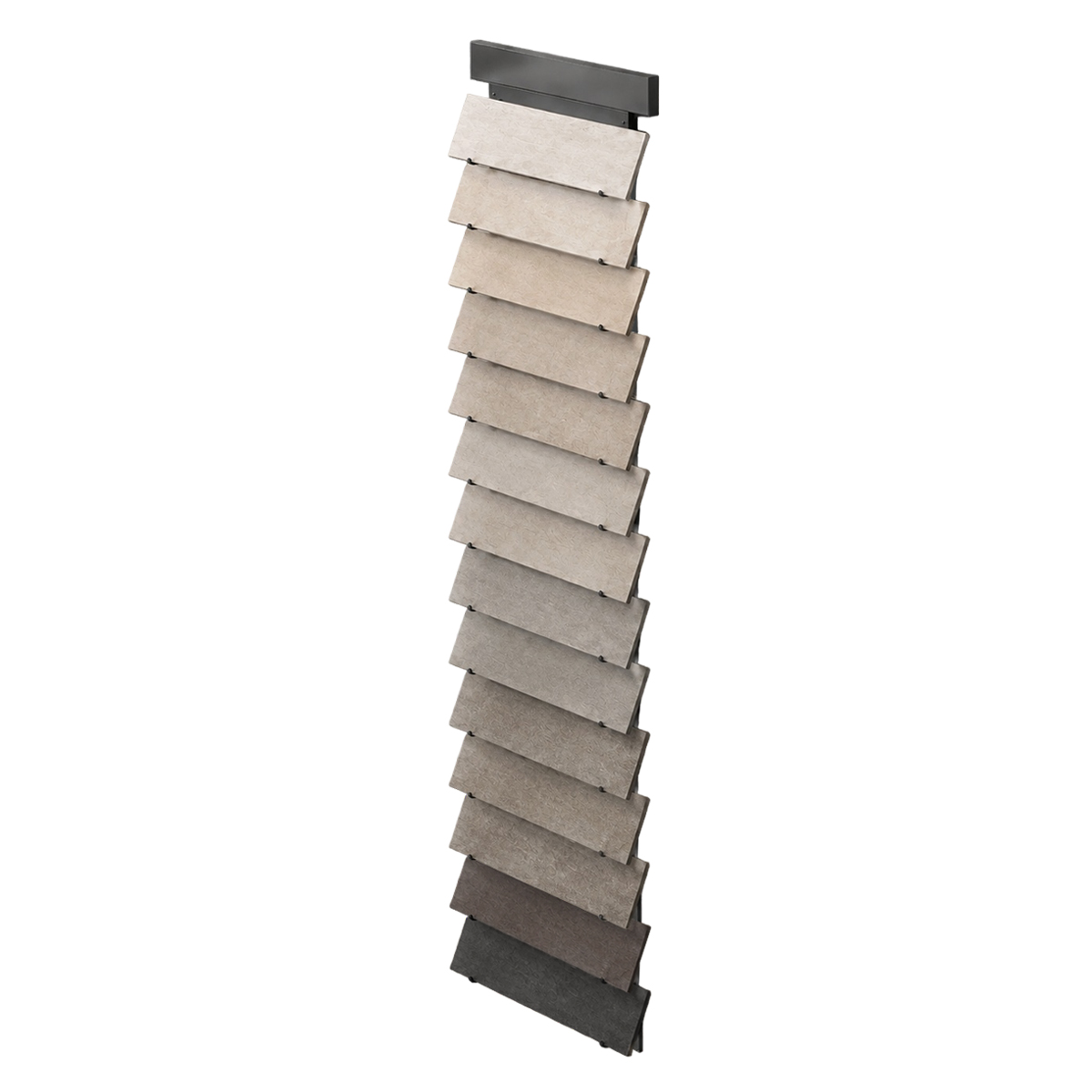Экспозитор для плитки гребёнка настенная АТ-1079 на 14 образцов