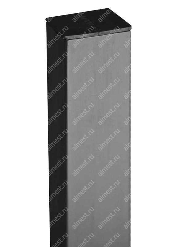 Столб 62*55*3000 RAL7040