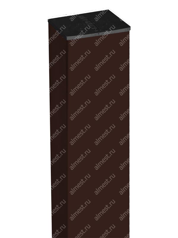 Столб 62*55*2500 RAL8017