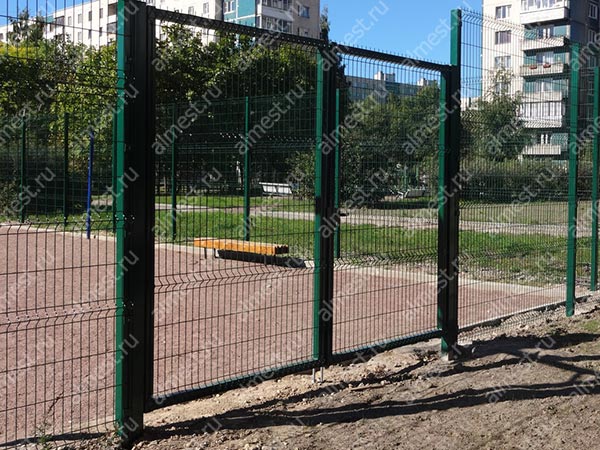Ворота 3D Medium 1.53*4 (Lock)